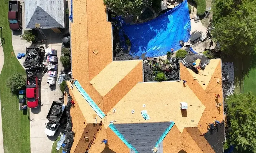 Professional Metal Roof Repair being performed in St. Augustine Shores